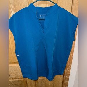 SOLD**FIGS Women's Blue Top